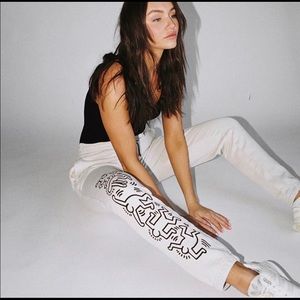 TALENTLESS x KIETH HARING WOMENS BONE SWEATPANTS